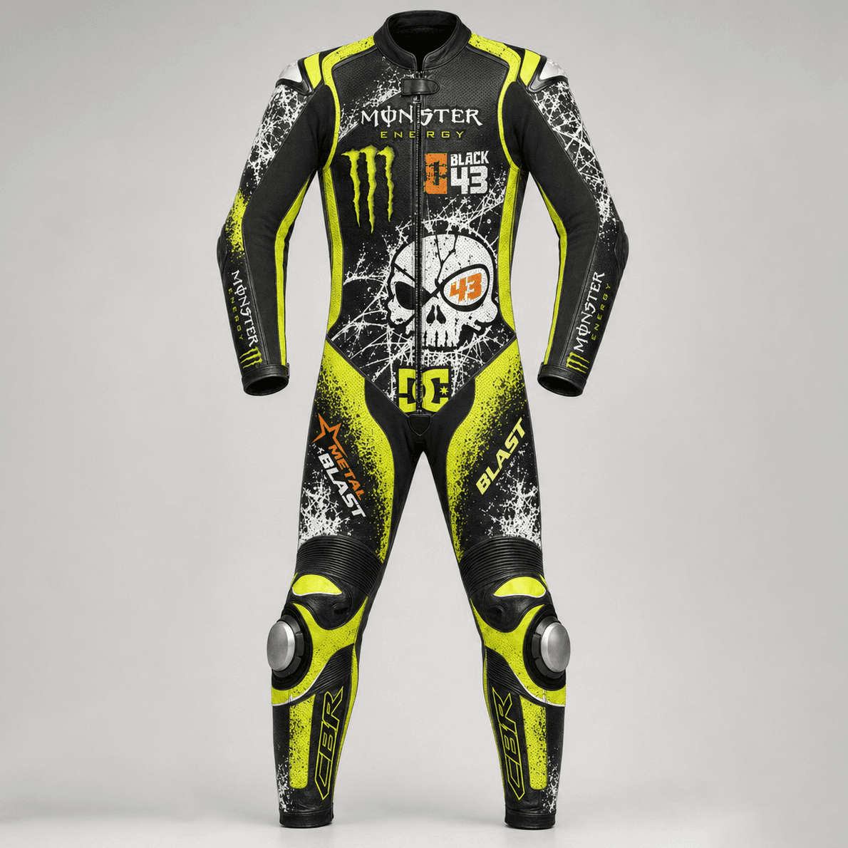 Custom branded motorcycle racing suit