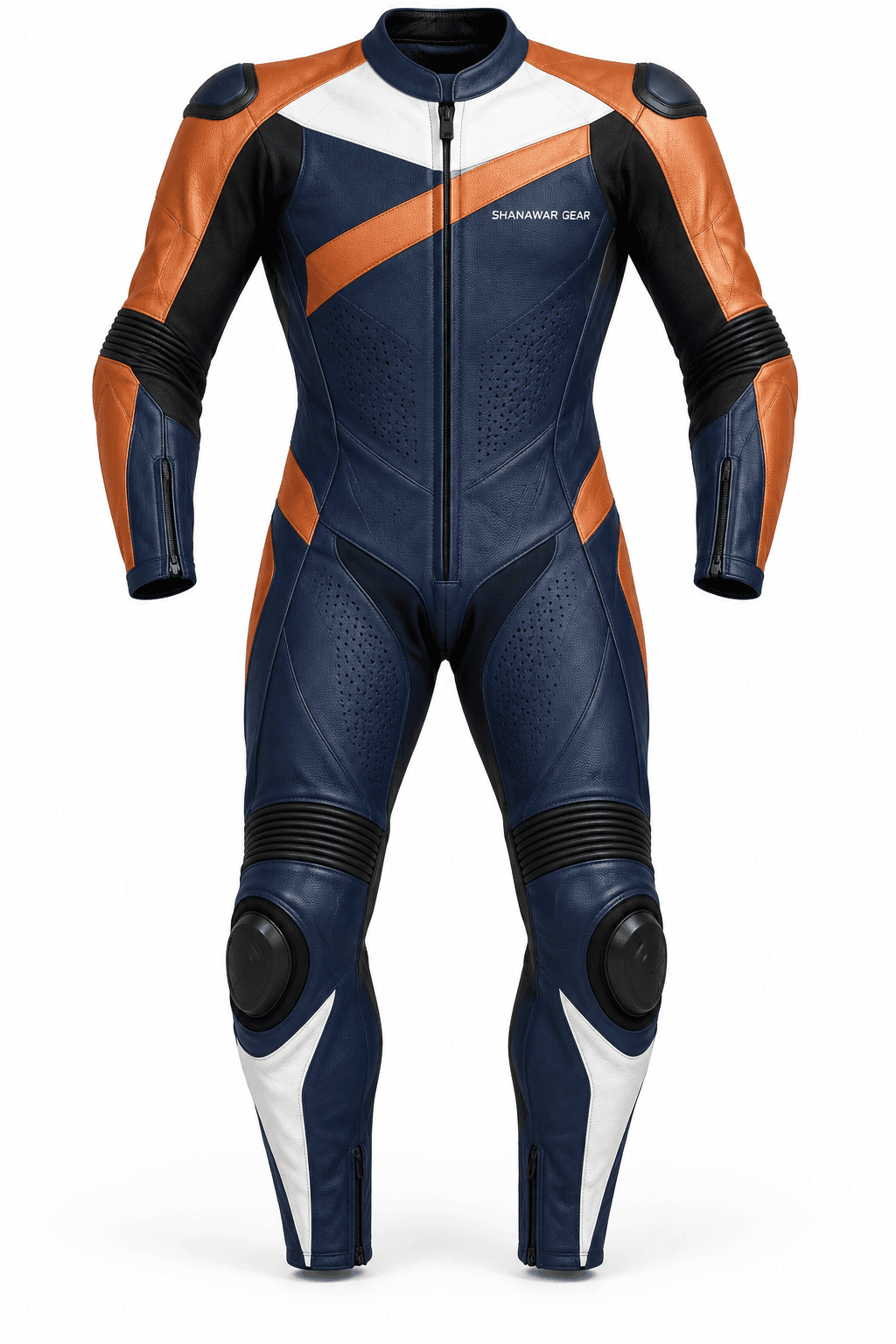 Shanawar Gear Nova One-Piece Riding Suit – Navy & Copper