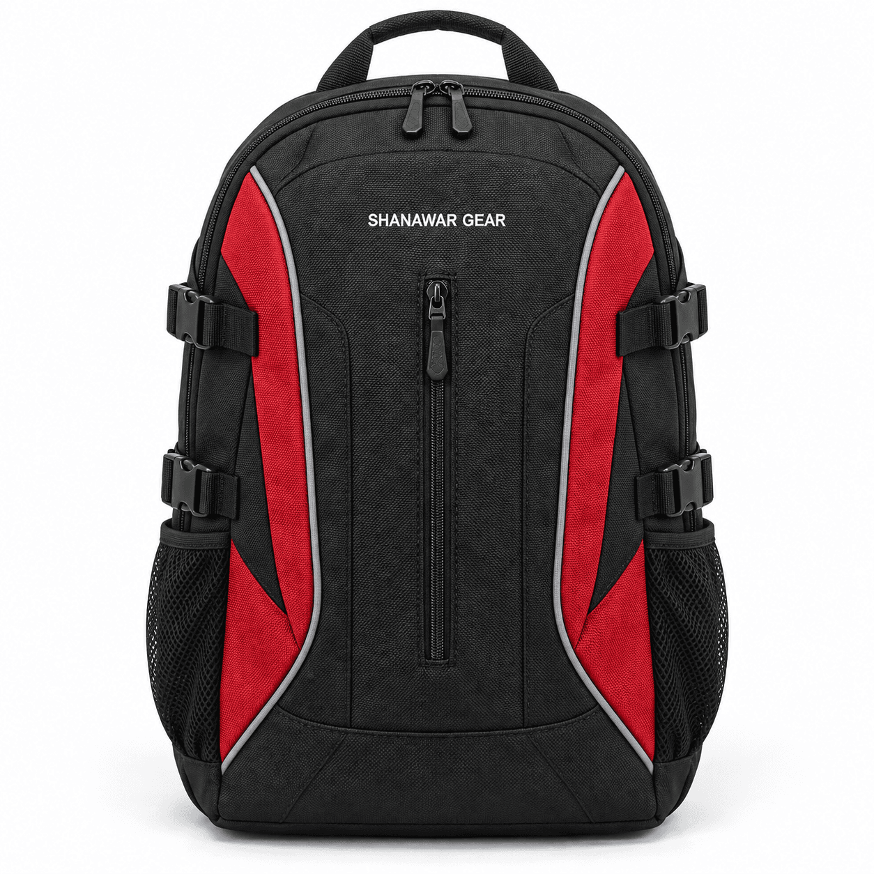 Shanawar Gear Apex Motorcycle Backpack – Black & Red